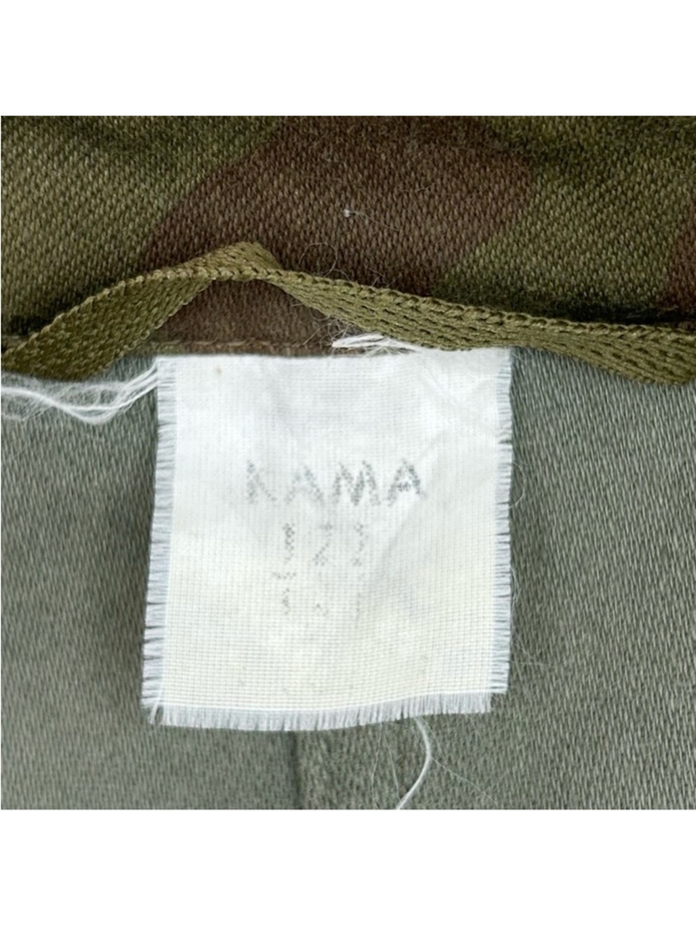 Vintage Kama Mens Green Military Camouflage Field Jacket - Picture 8 of 11